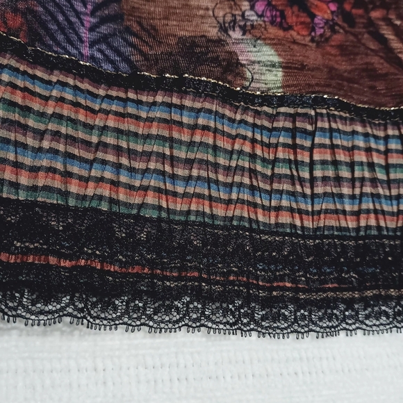 EUC TRACY PORTER Floral Sleeveless Top - Multicolor Size 8-10 - Picture 5 of 9